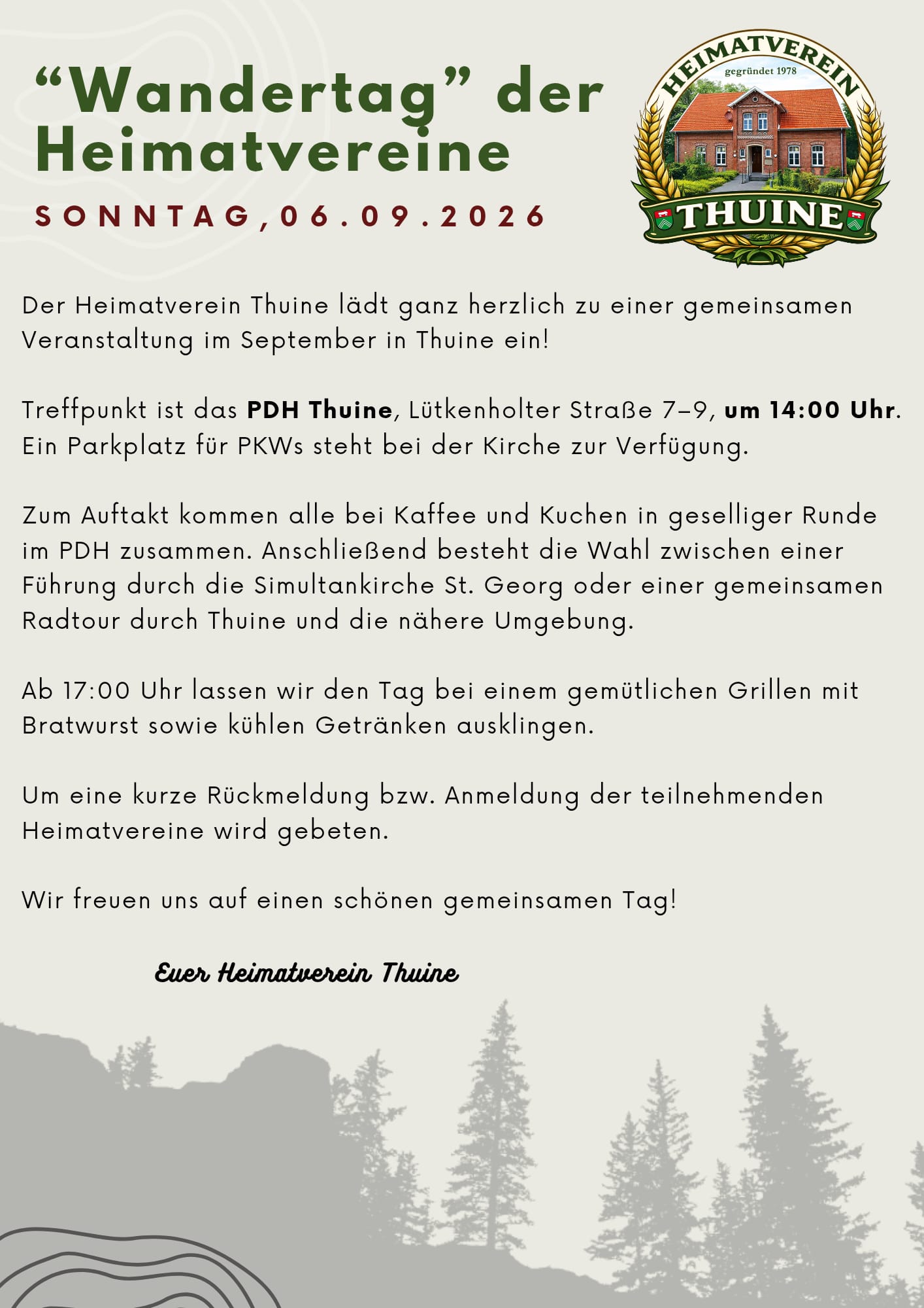 Image - Altkreis Wandertag in Thuine