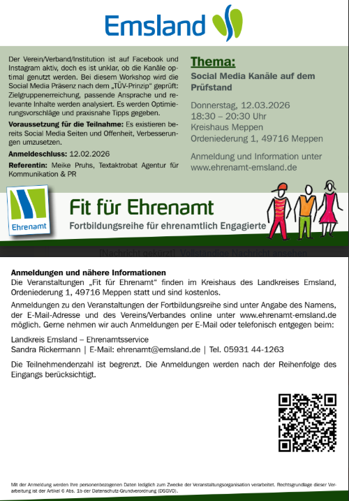 Image - Fit für Ehrenamt